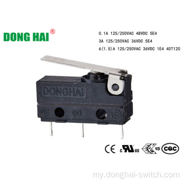 ကားများအတွက် ဖုန်ဒဏ်ခံနိုင်သော Mini Type Switch